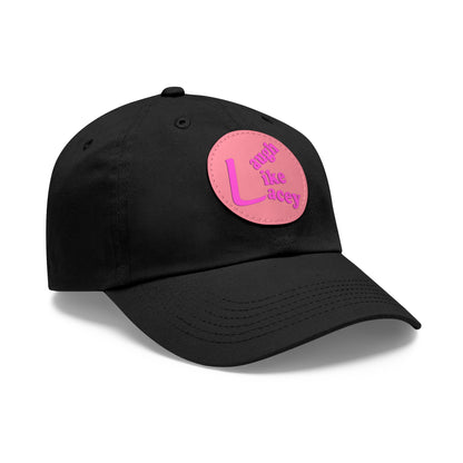 Adult Hat with Leather Patch - Laugh Like Lacey