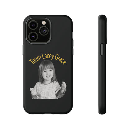 Tough Phone Cases - B&W Lacey