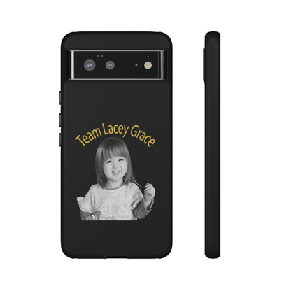 Tough Phone Cases - B&W Lacey