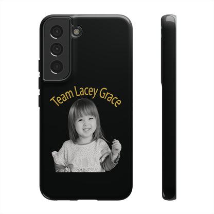 Tough Phone Cases - B&W Lacey