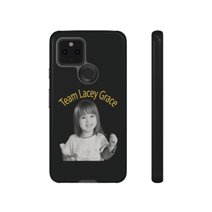 Tough Phone Cases - B&W Lacey