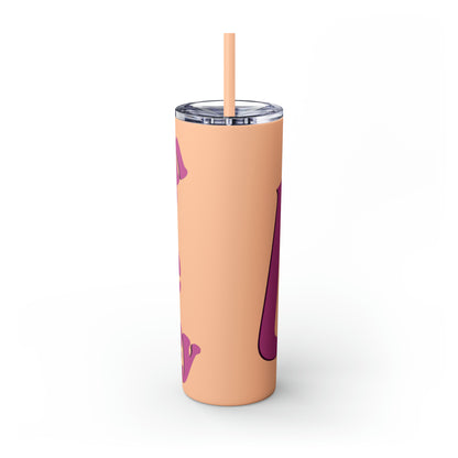 20oz Skinny Tumbler with Straw - Laugh Like Lacey