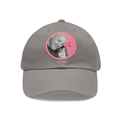 Adult Hat with Leather Patch - Mike & Lacey