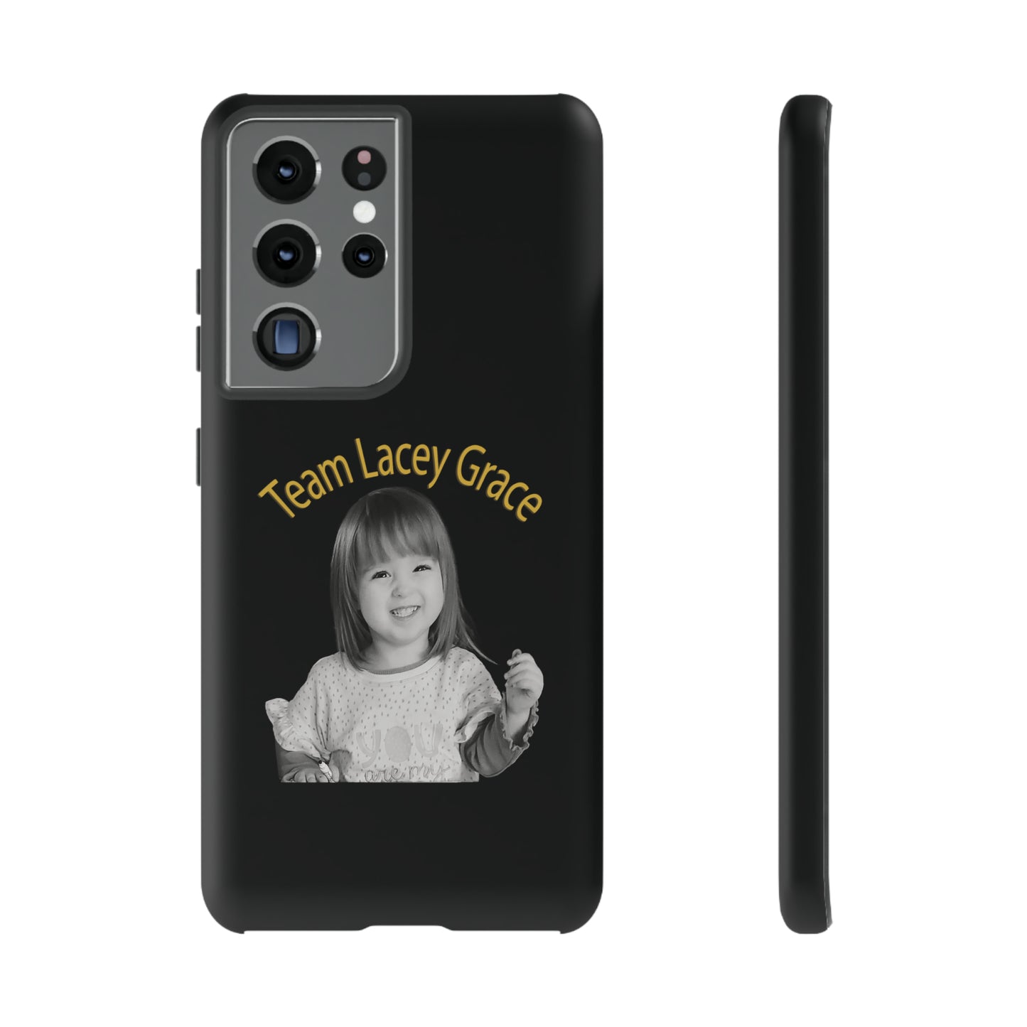 Tough Phone Cases - B&W Lacey