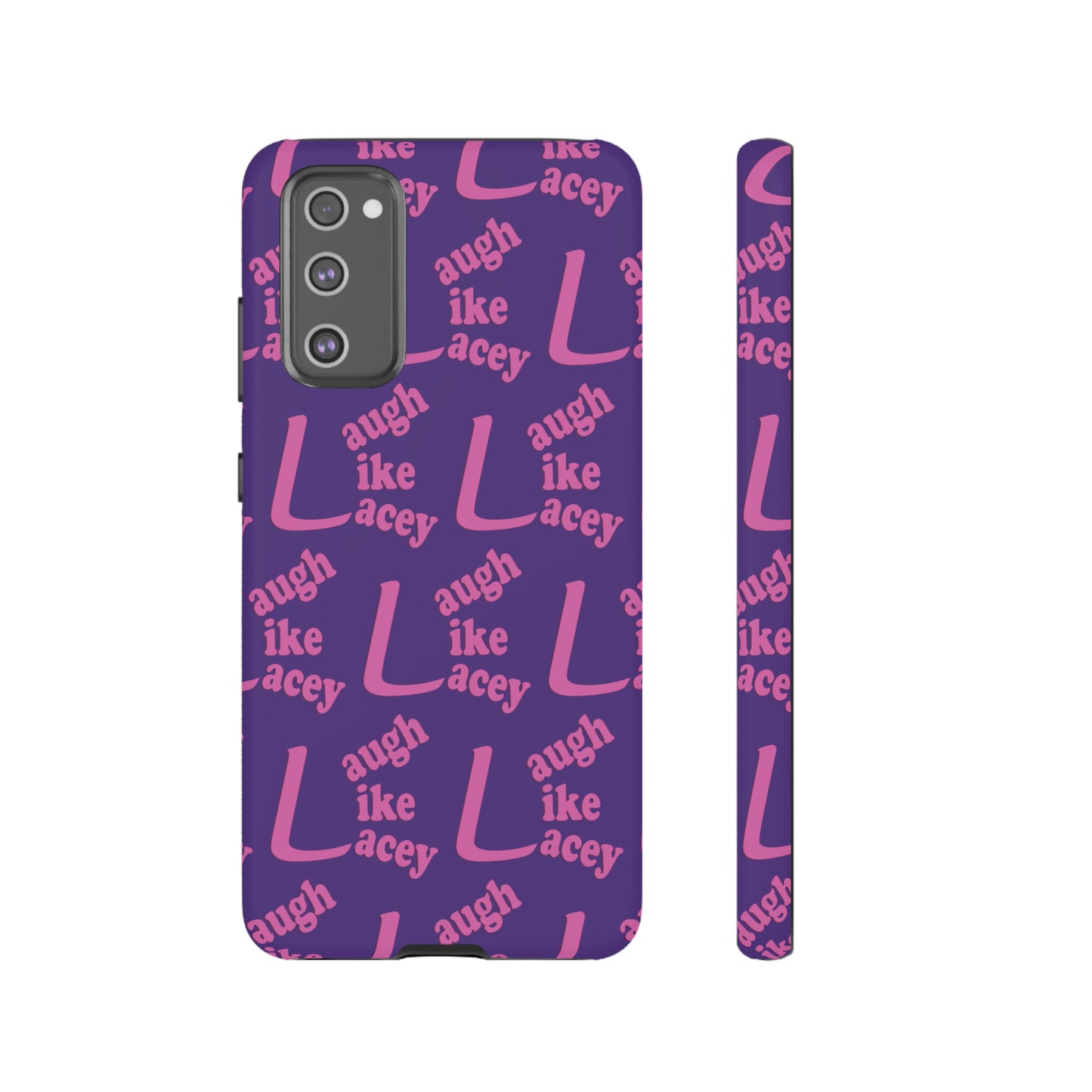 Tough Phone Cases - Laugh Like Lacey (Purple Multi)