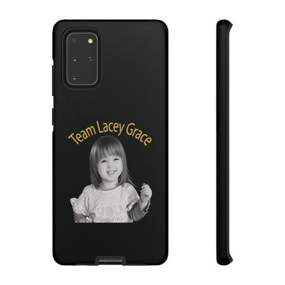 Tough Phone Cases - B&W Lacey