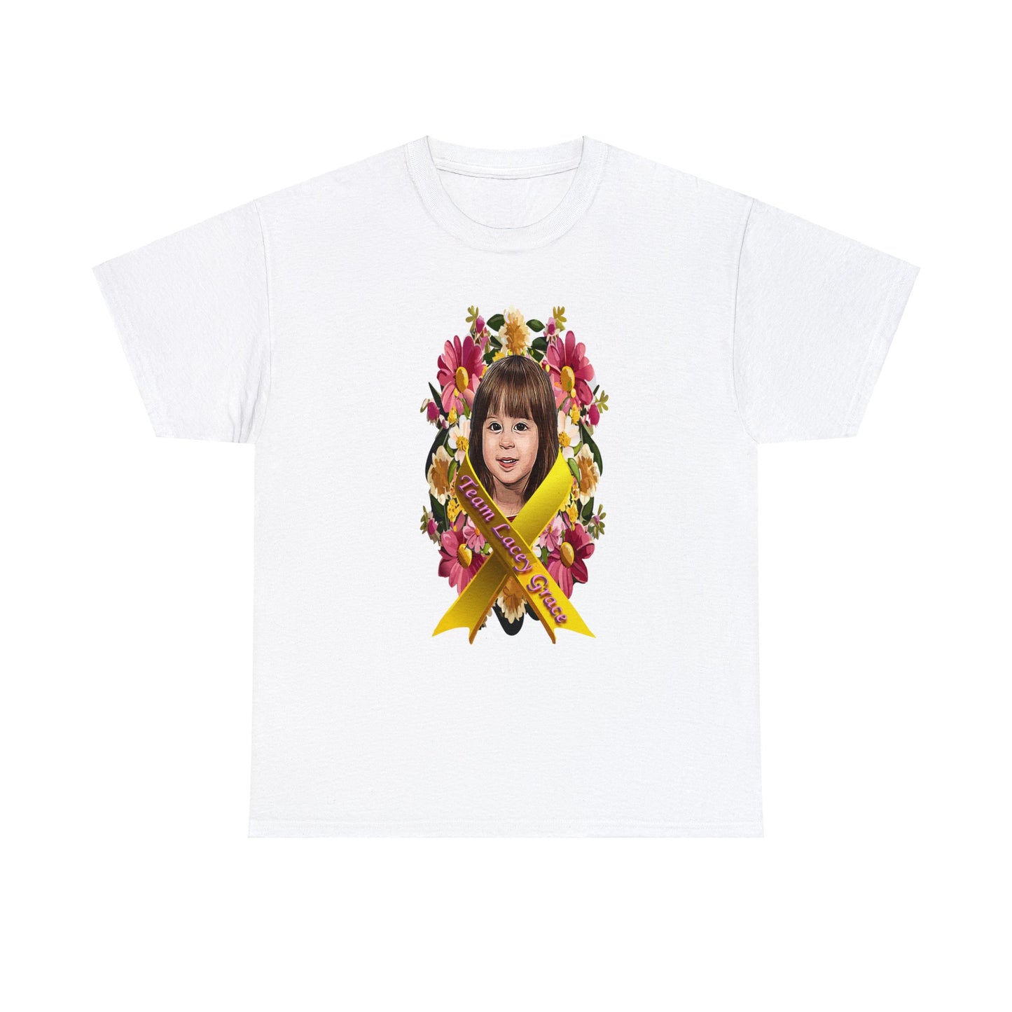 Adult T-Shirt - Lacey w/ Flowers