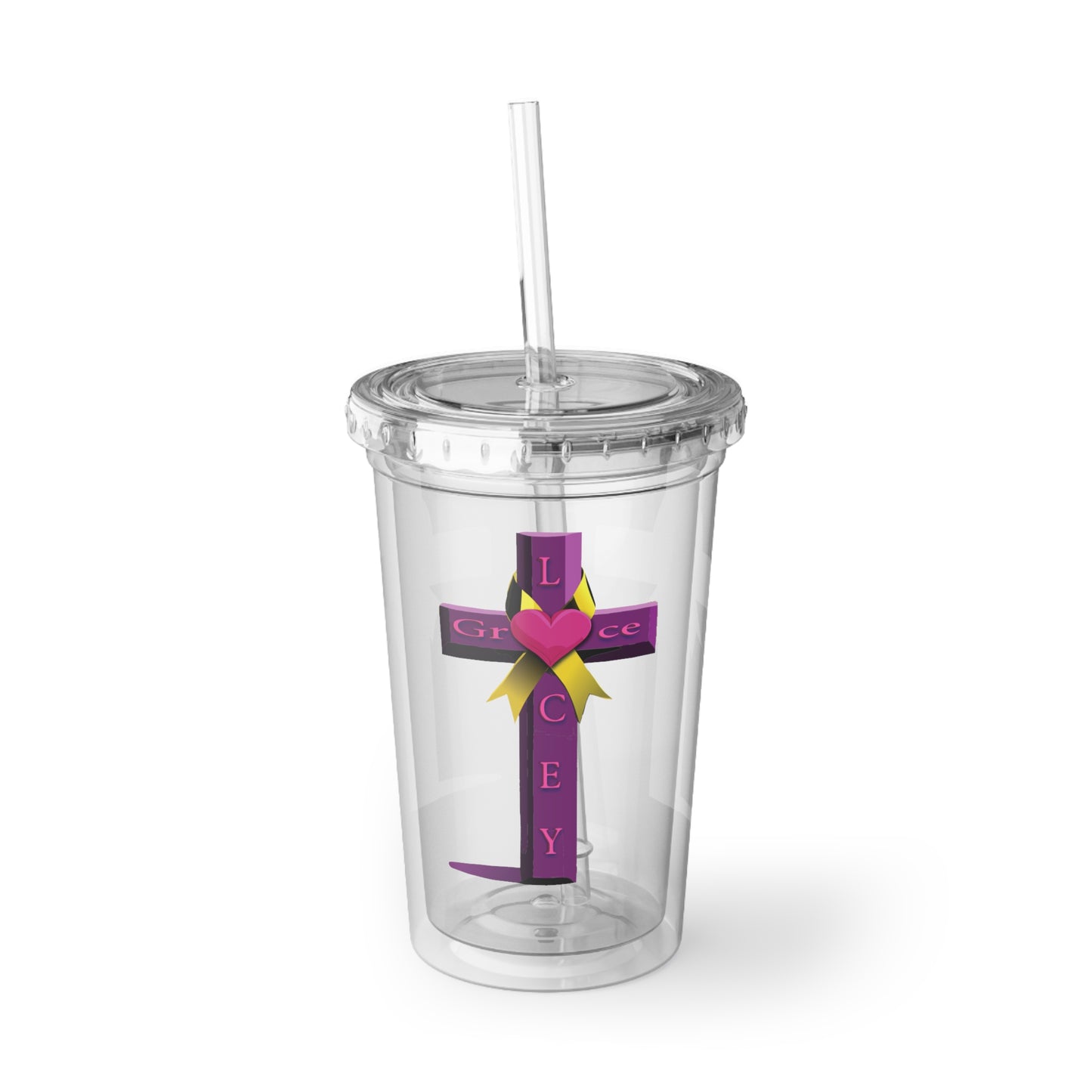 Acrylic Cup - Cross