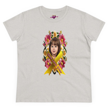 Adult Women's T-Shirt - Lacey w/ Flowers